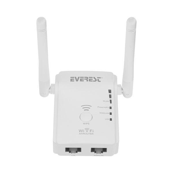 Everest EWR-N501 300Mbps 2.4GHz 1xWAN1xLANWPS RouterAPRepeater Wifi Range Extender