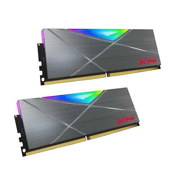 XPG 32GB 2X 16GB DDR4 3200MHZ CL16 DUAL KIT RGB PC RAM SPECTRIX D50 AX4U320016G16A-DT50