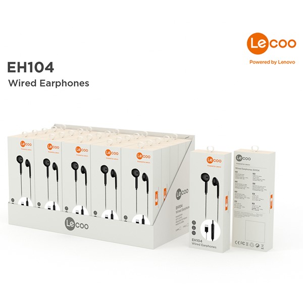 LENOVO LECOO EH104C Stereo Type-C Siyah Kulak İçi Mikrofonlu Kulaklık