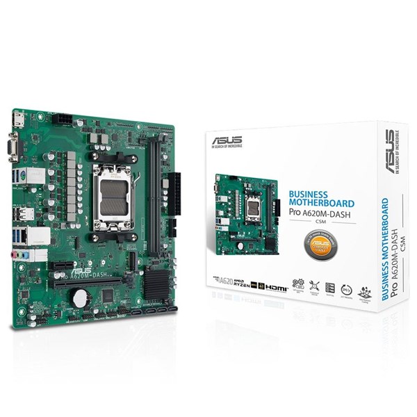 ASUS PRO A620M-DASH-CSM DDR5 HDMI PCIE 4.0 AM5 mATX