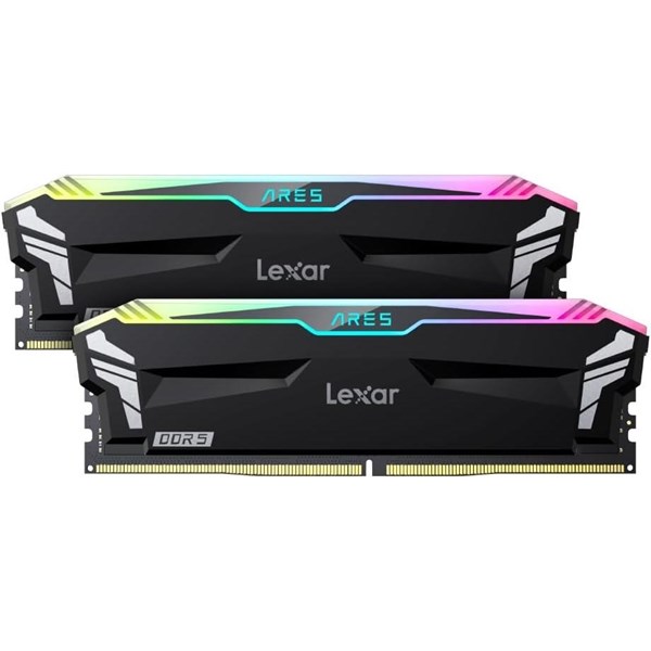 LEXAR 32GB 2X 16GB DDR5 7200MHZ CL34 RGB DUAL KIT PC RAM ARES LD5U16G72C34LA-RGD