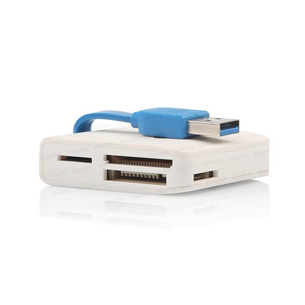 DARK DK-AC-UCR301 USB 3.0 Beyaz Harici Kart Okuyucu