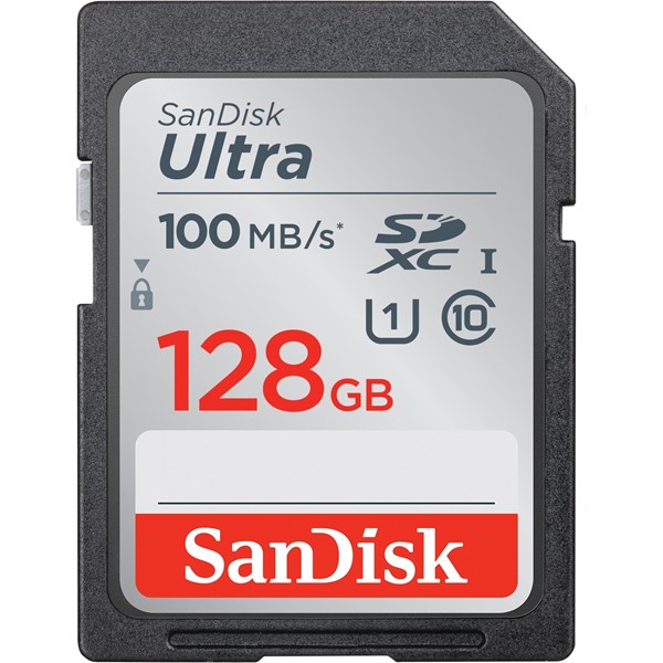 SANDISK 128GB ULTRA SDSDUNR-128G-GN3IN SHDC HAFIZA KARTI