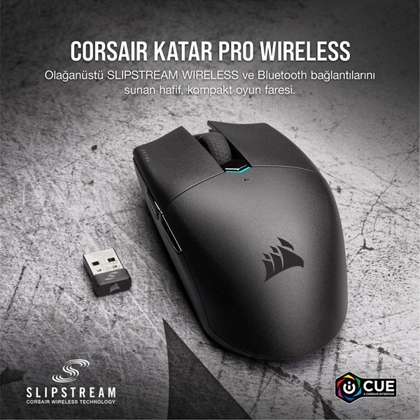 CORSAIR Katar PRO CH-931C011-Eu  10.000dpi Kablosuz Oyuncu Mouse