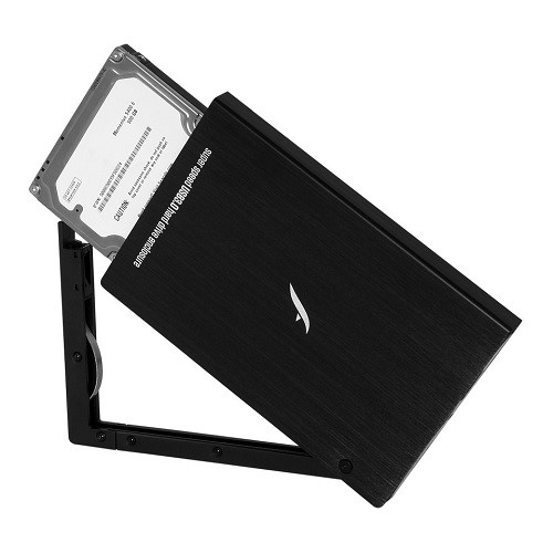 FRISBY 2.5 USB 3.0 FHC-2540B Sata Alüminyum Harddisk Kutusu Siyah