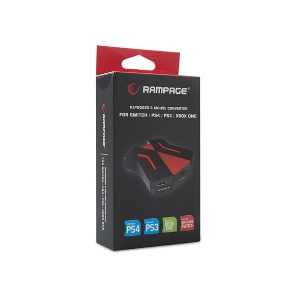 Rampage Switch XBox One/PS4/PS3 Led Işıklı Oyuncu Klavye ve Mause Çevirici